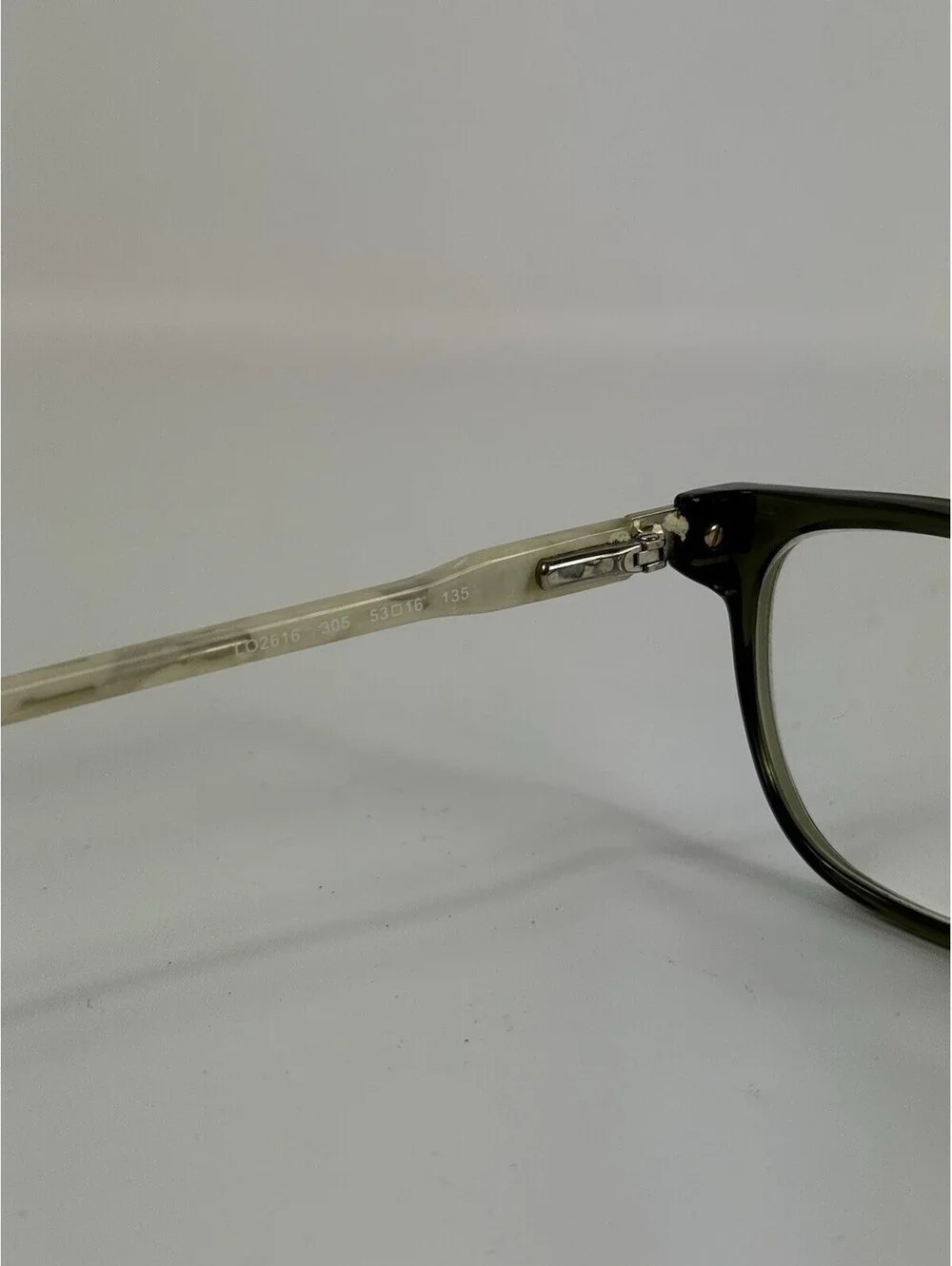 Longchamp Eyeglasses FRAMES ONLY LO2616 Green / Ivory Marble 305 53-16-135